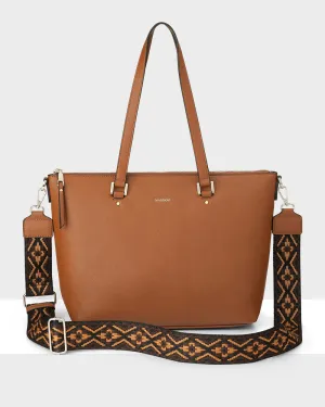 Special Offer Inside Vivian Medium Zip Top Tote With Aztec Strap