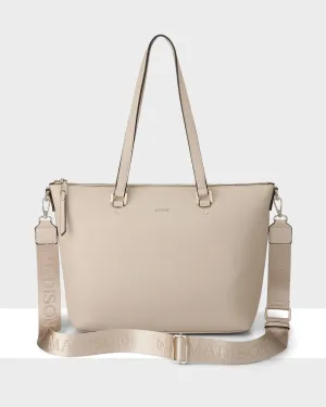 Vivian Medium Zip Top Tote With Monogram Strap Limited Stock Deals