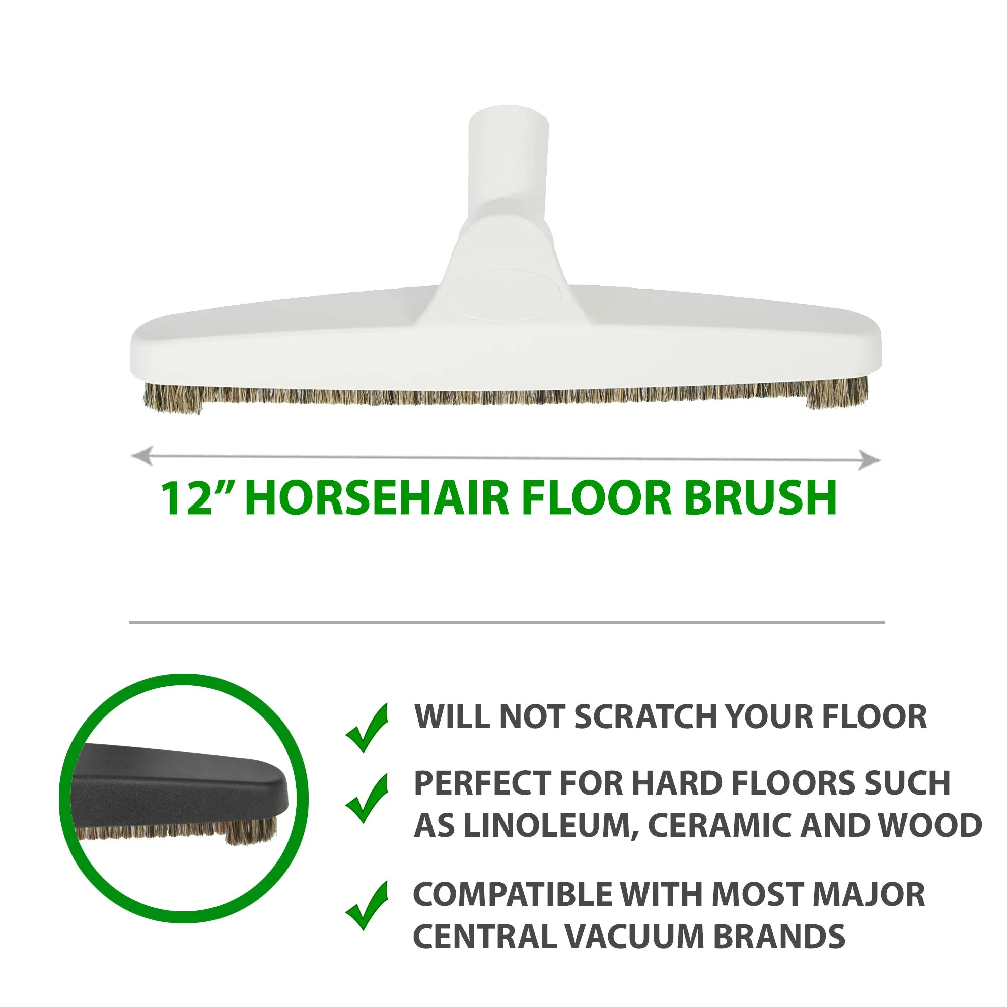 VPC Vacuum Attachment Kit with Stainless Telescopic Wand & 4-Piece Cleaning Kit Accessories | 1 1/4 inch (32mm) Inner Diameter | Designed to Fit All Brands