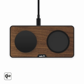 Walnut Charging Station With Qi2 MustHave Gift Ideas