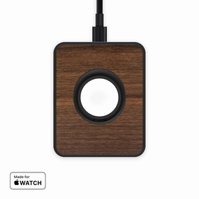 Walnut Elevated Apple Watch Charger Mega Savings Now