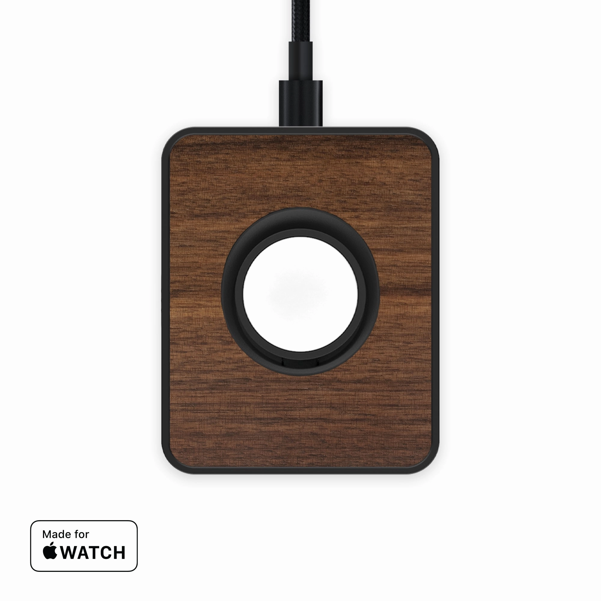 Walnut Elevated Apple Watch Charger Mega Savings Now