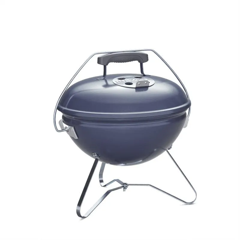 Weber 1126801 Smokey Joe Premium Charcoal Grill 14" - Slate Blue
