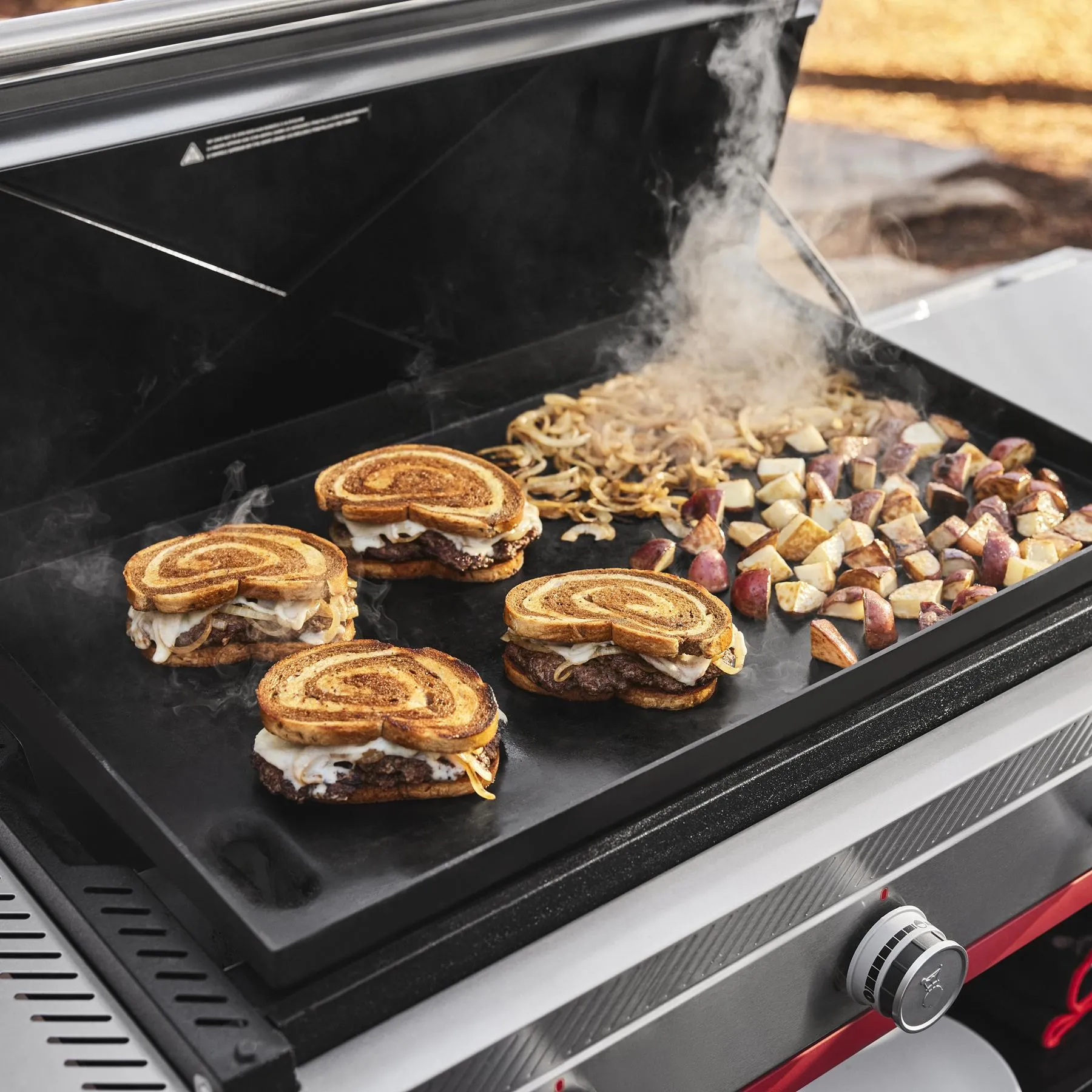 Weber 1500014 Slate&#8482; 30" Rust-Resistant Griddle - Black