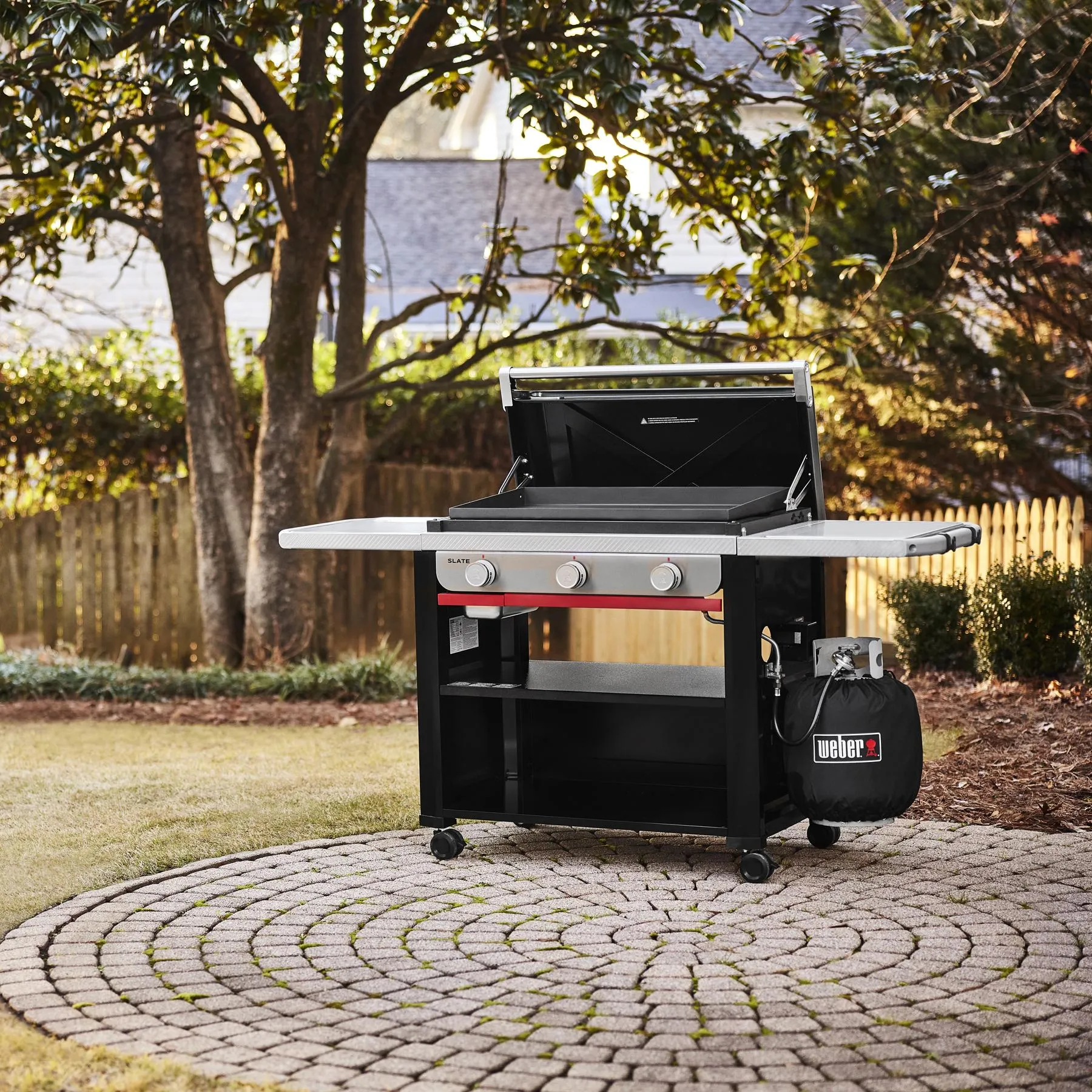 Weber 1500014 Slate&#8482; 30" Rust-Resistant Griddle - Black