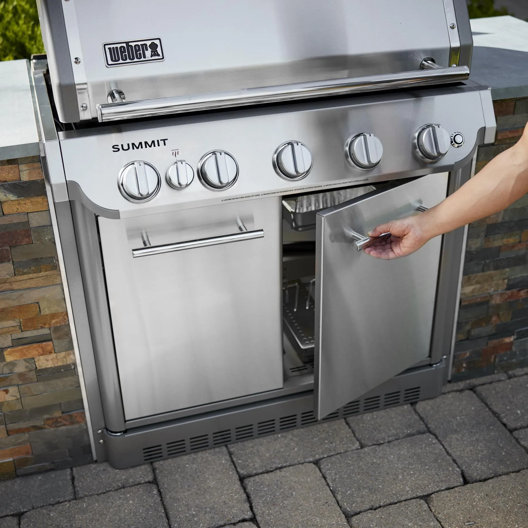 Weber 1500042 Summit Sb38 S Built-In Gas Grill (Liquid Propane) - Stainless Steel