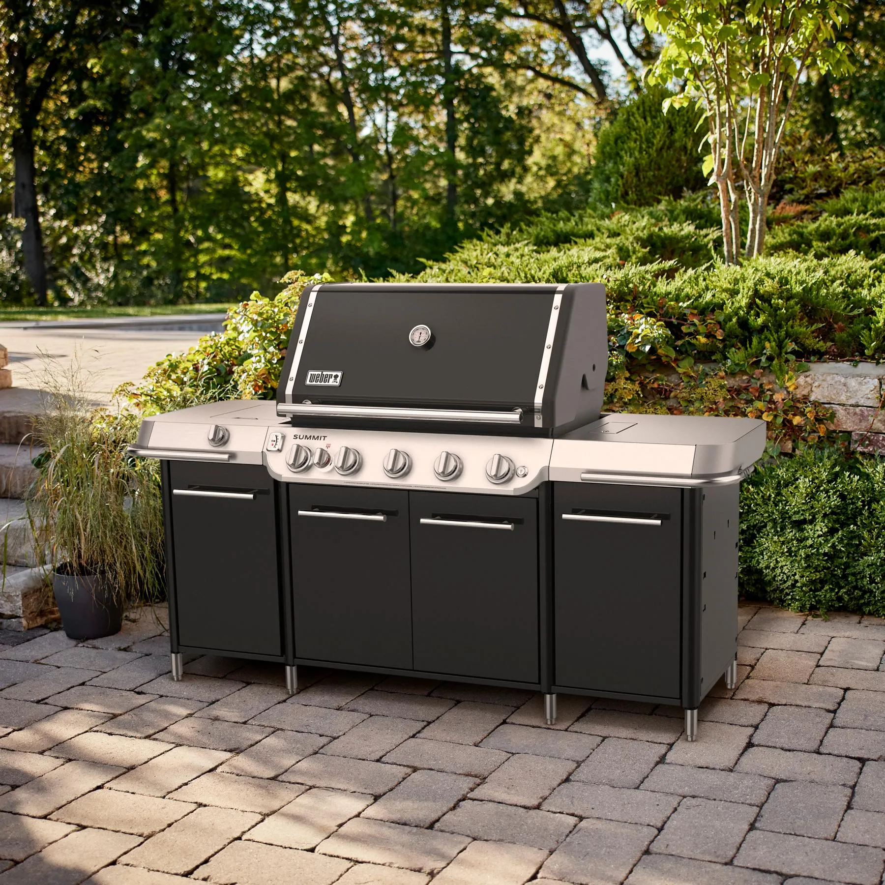 Weber 1500090 Summit Gc38 E Grill Center (Natural Gas) - Black