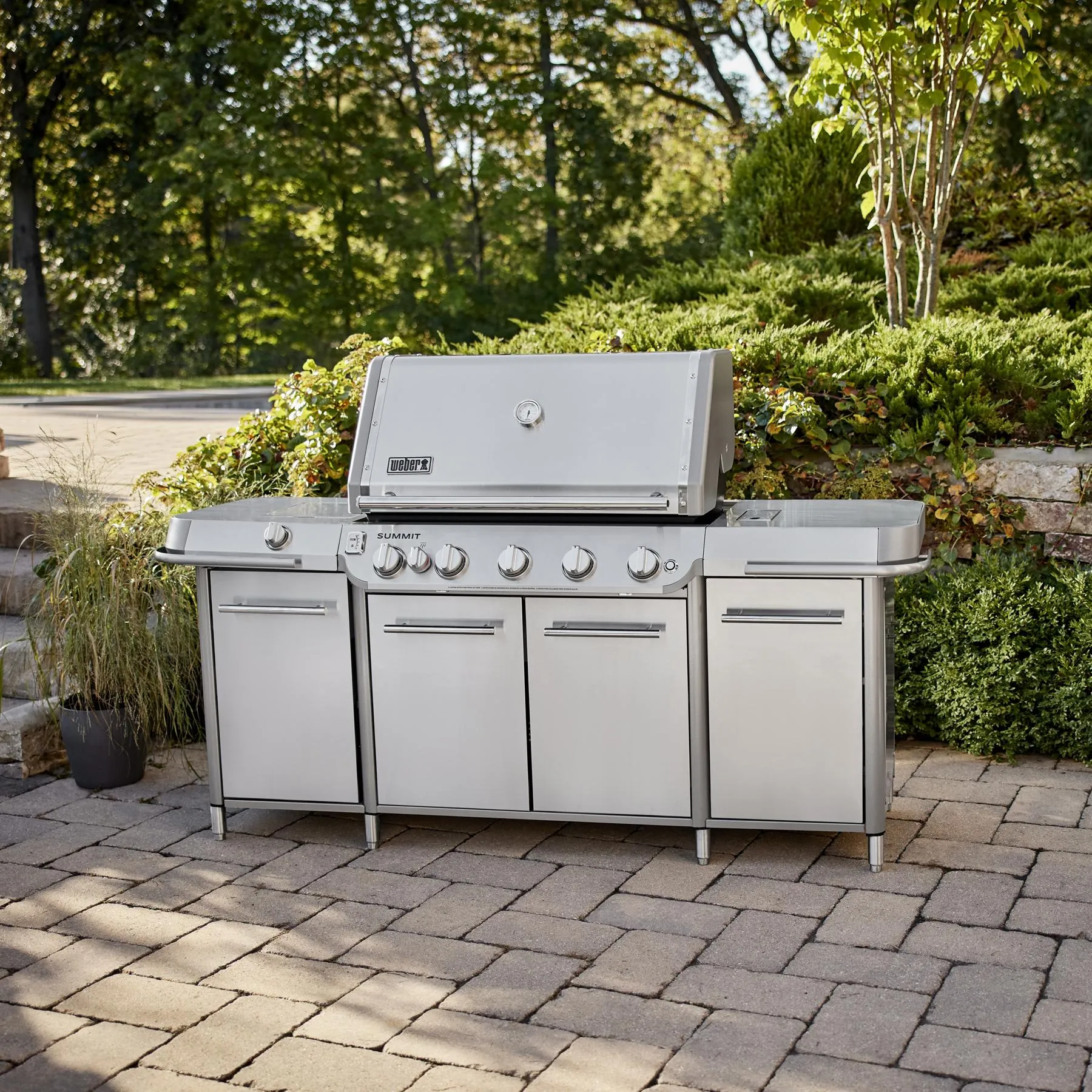 Weber 1500092 Summit Gc38 S Grill Center (Natural Gas) - Stainless Steel