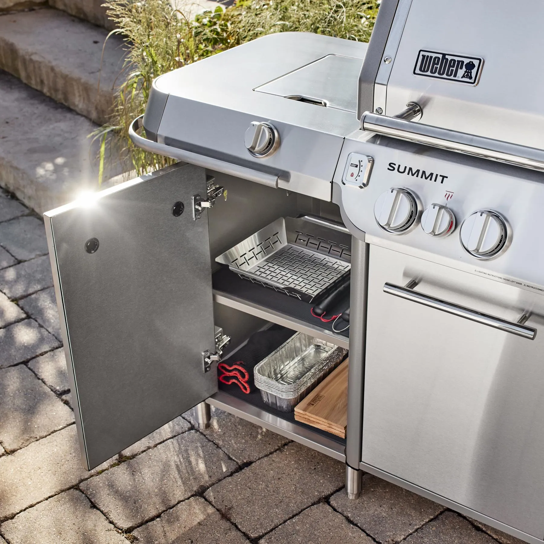 Weber 1500092 Summit Gc38 S Grill Center (Natural Gas) - Stainless Steel