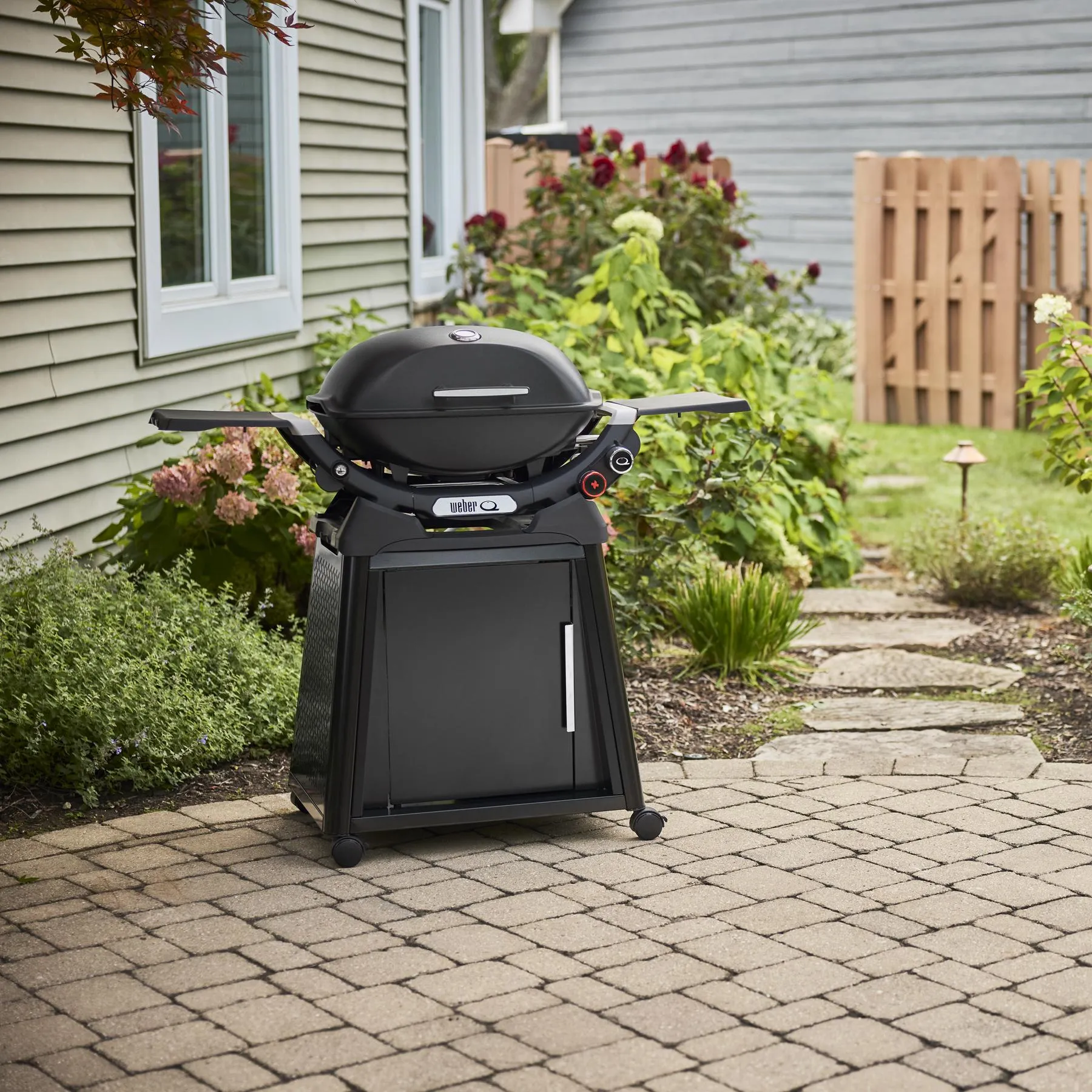Weber 1500390 Q 2800N  Gas Grill With Stand (Liquid Propane) - Midnight Black