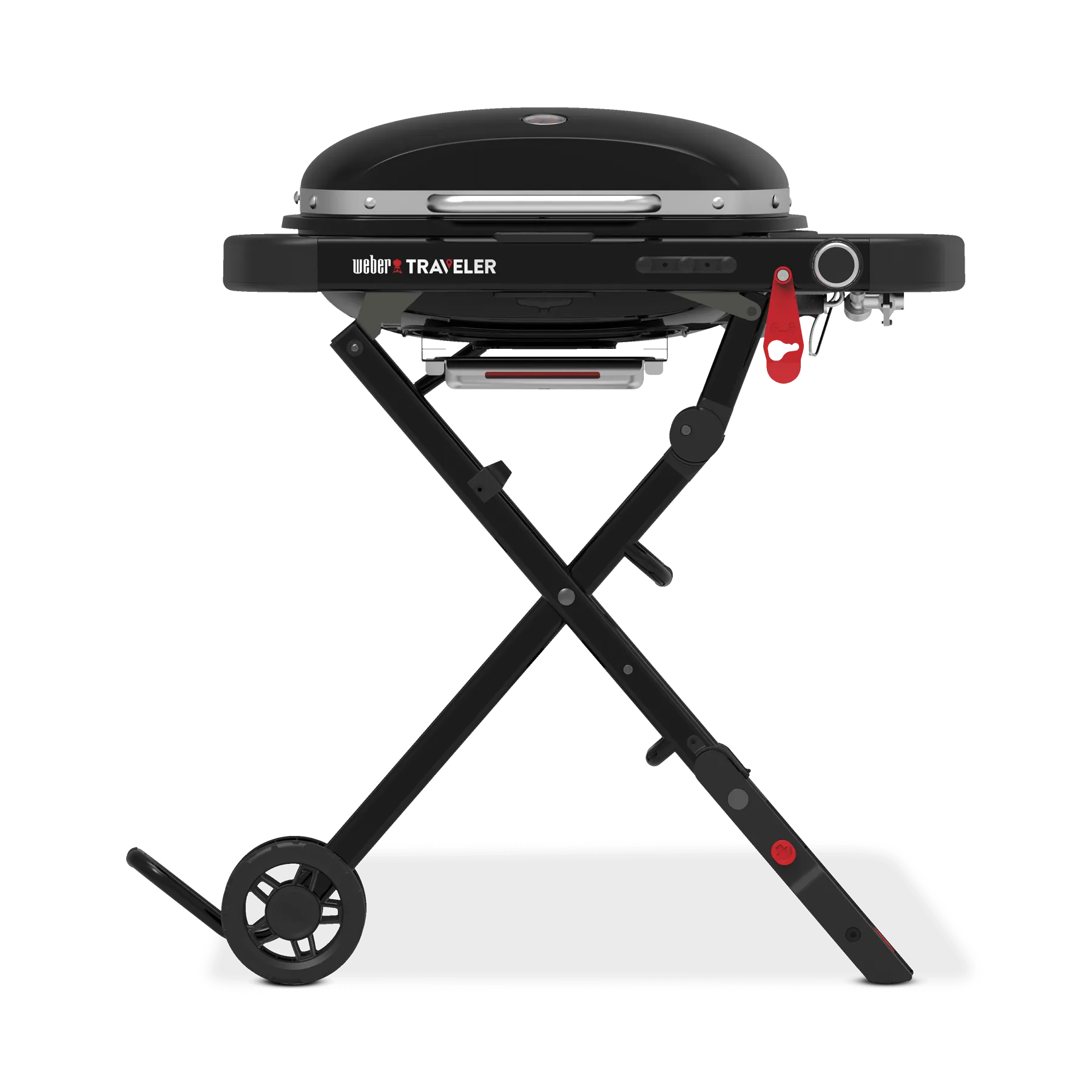 Weber 1500460 Weber Traveler Compact Portable Gas Grill - Black