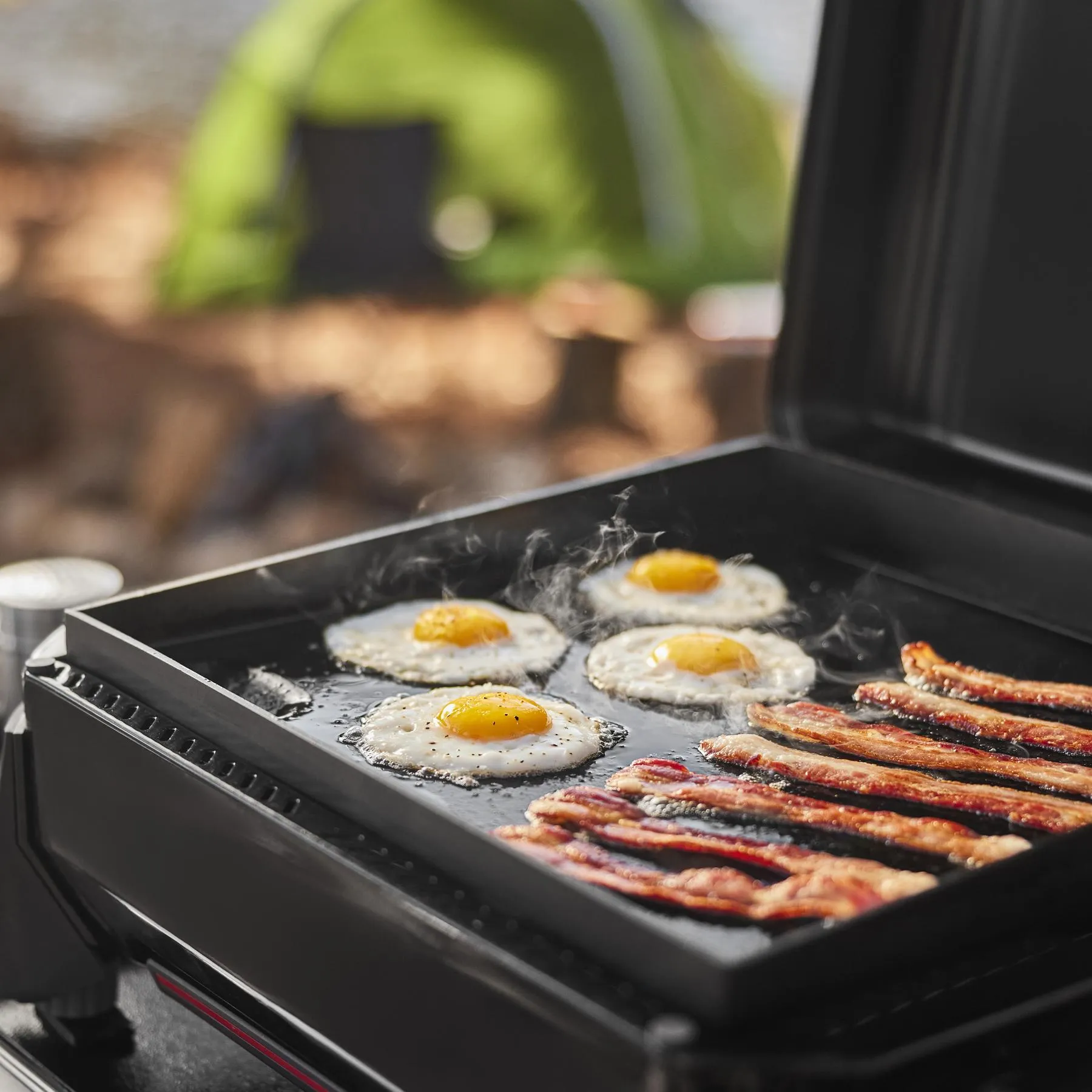 Weber 1500531 Slate 17 Rust-Resistant Tabletop Griddle - Black