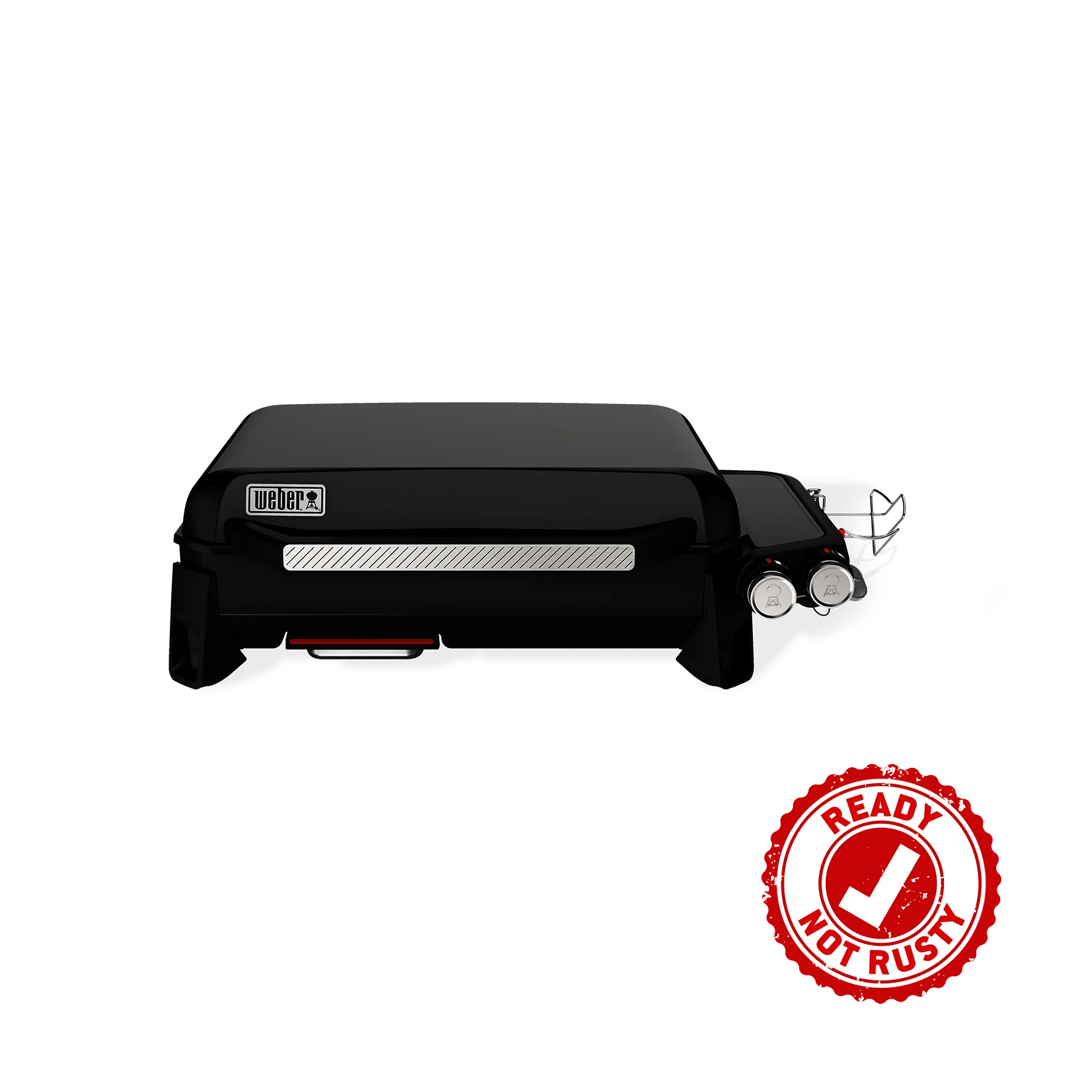Weber 1500532 Slate 22 Rust-Resistant Tabletop Griddle - Black