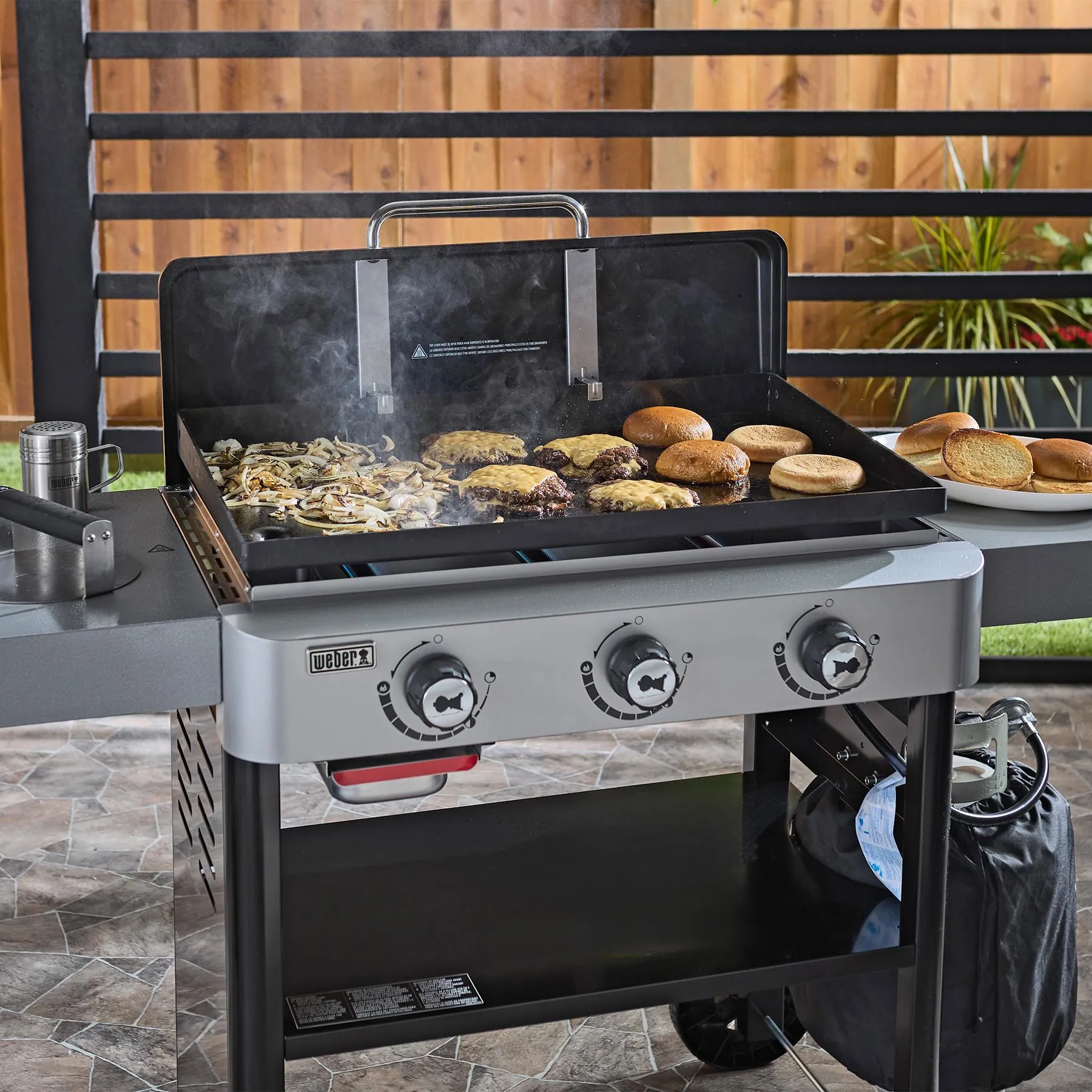 Weber 1501005 Weber 28" Rust-Resistant Griddle - Black