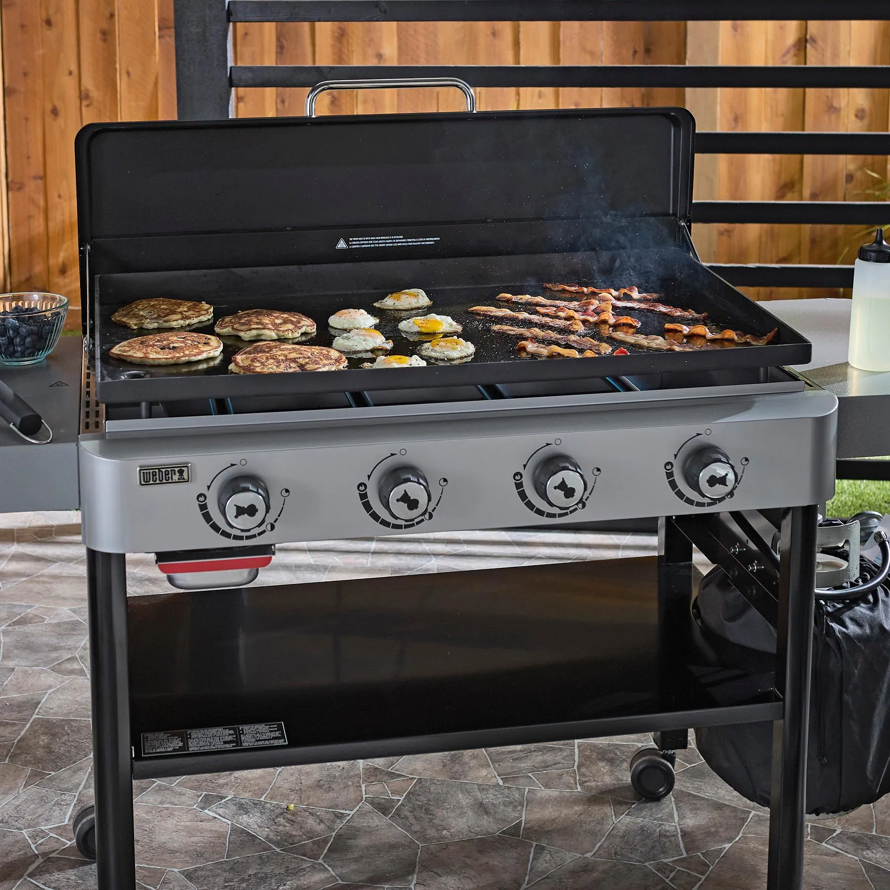 Weber 1501006 Weber 36" Rust-Resistant Griddle - Black