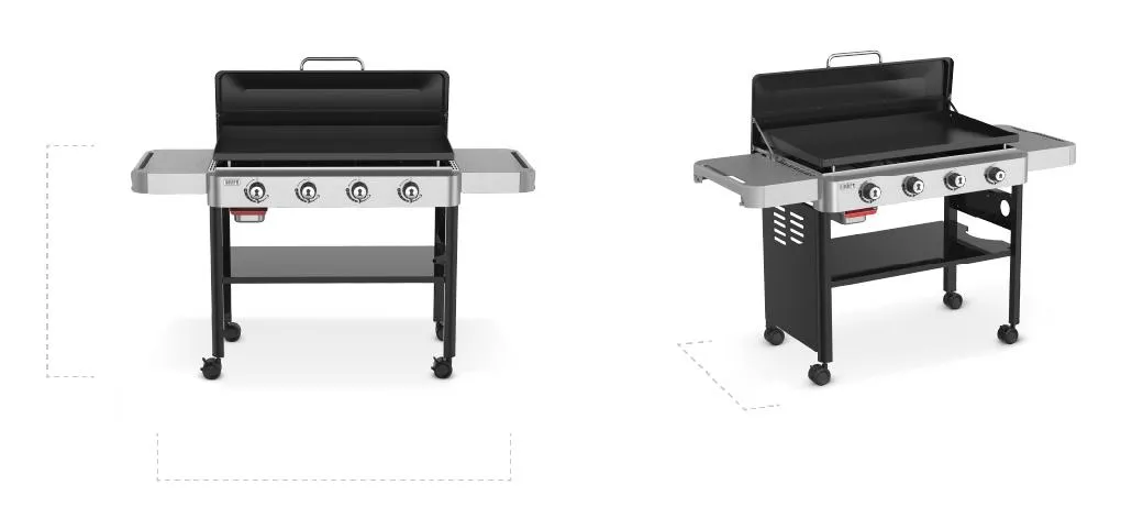Weber 1501006 Weber 36" Rust-Resistant Griddle - Black
