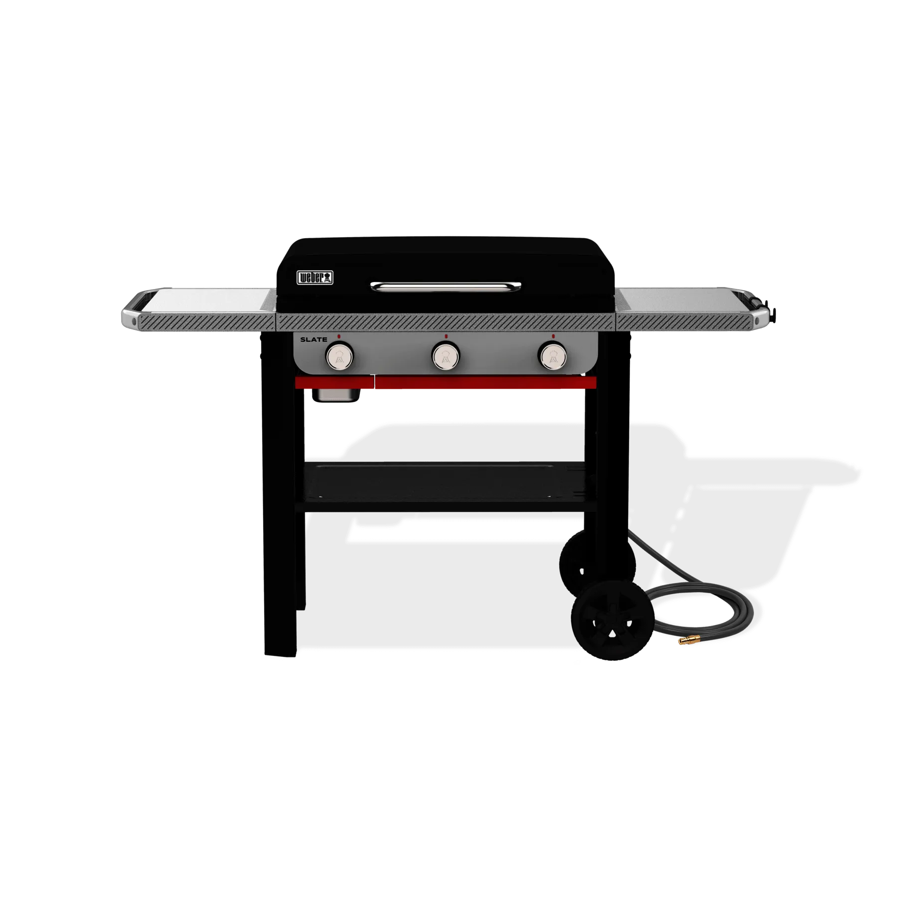 Weber 1501479 Slate 28" Rust-Resistant Griddle (Natural Gas) - Black