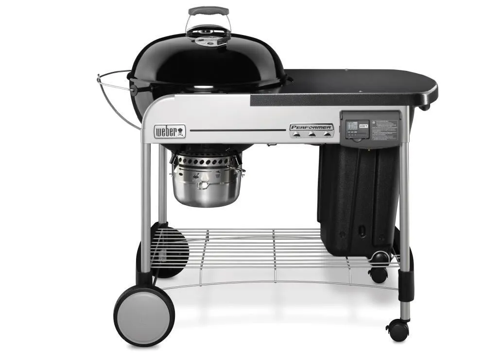 Weber 15501001 Performer Deluxe Charcoal Grill - 22 Inch Black
