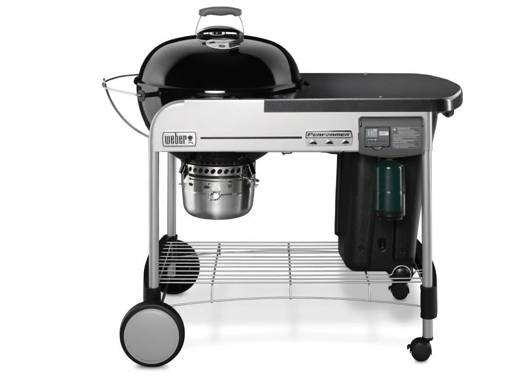 Weber 15501001 Performer Deluxe Charcoal Grill - 22 Inch Black