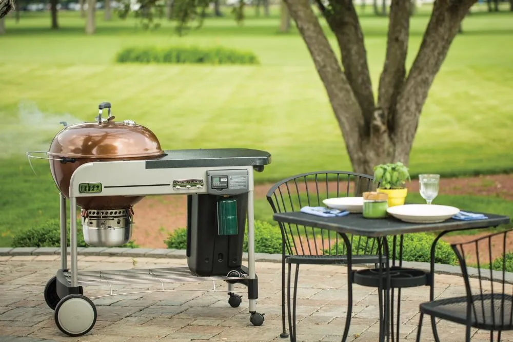 Weber 15502001 Performer Deluxe Charcoal Grill - 22 Inch Copper