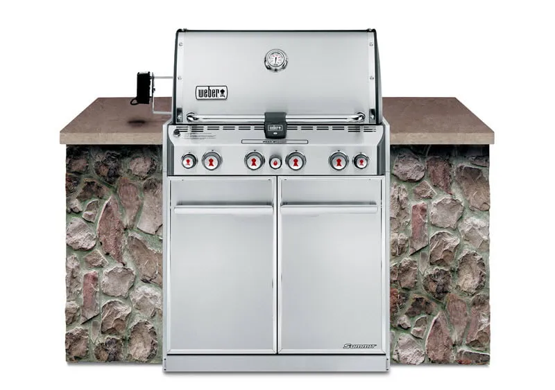 Weber 7160001 Summit S-460&#8482; Lp Gas Grill - Stainless Steel