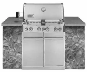 Weber 7260001 Summit S-460&#8482; Natural Gas Grill - Stainless Steel