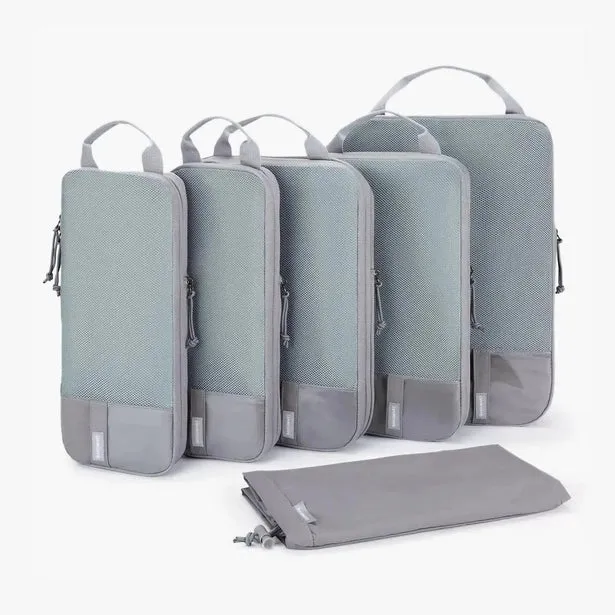 Best Price Online Bagsmart 6-In-1 Compression Packing Cubes