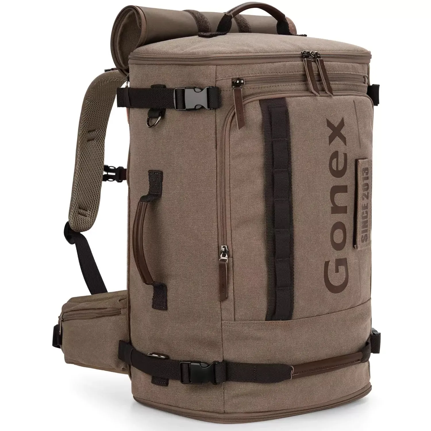 Sweet Deal Today Gonex Canvas Laptop Backpack With Velcro Patch