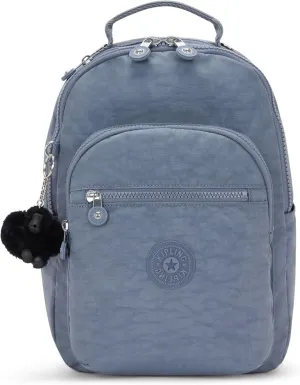 Shop the Best Deals Last Chance Offer Kipling Seoul Small  Nylon Tablet Backpack Blue Stone