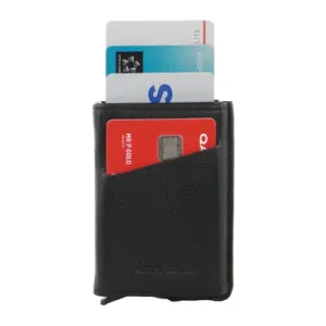 Pierre Cardin - Vert Leather Card Holder W Slider Pc3643 - Black Big Savings Event