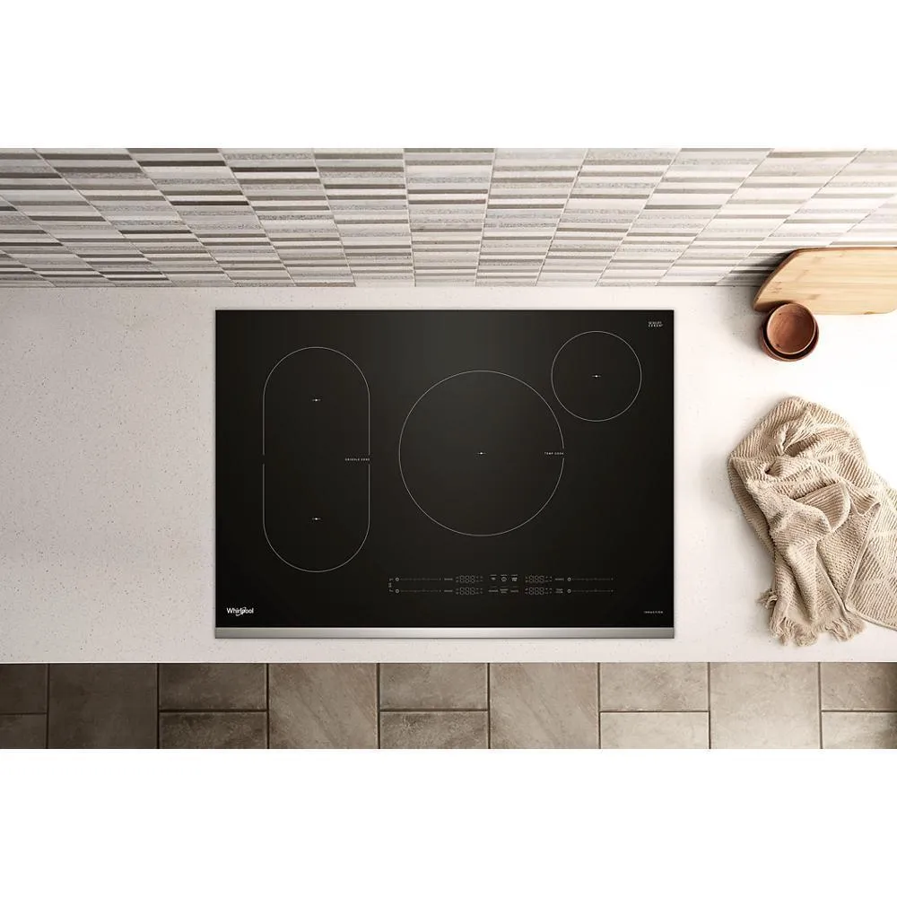 Whirlpool WCIT7030SS 30" Intelligent Induction Cooktop With Temp Cook&#8482; Technology