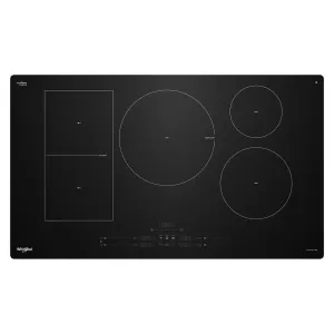 Whirlpool WCIT7536SB 36" Intelligent Induction Cooktop With Temp Cook&#8482; Technology And Wipeclean&#8482; Coating