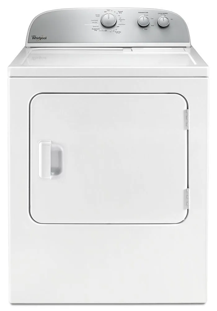 Whirlpool WED4985EW 5.9 Cu.Ft Top Load Electric Dryer With Autodry Drying System