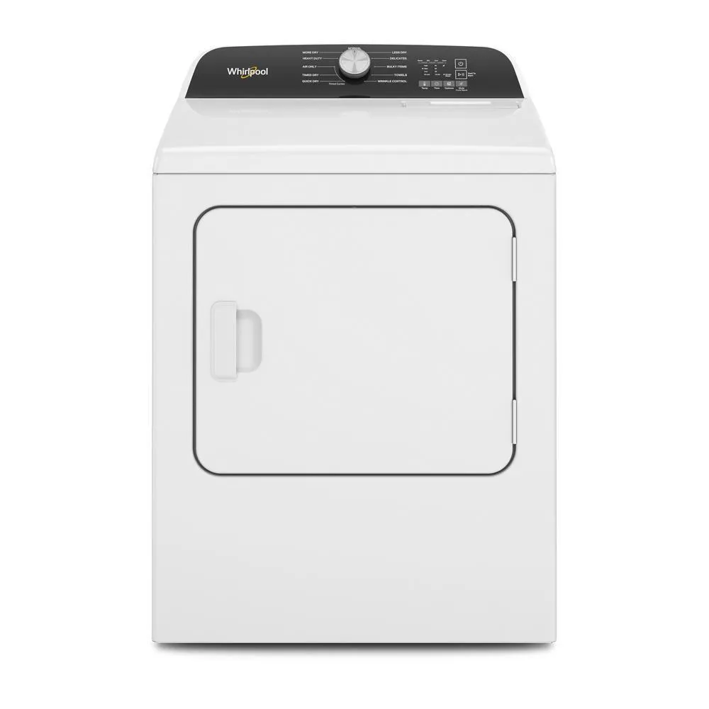 Whirlpool WED500CMW 7.0 Cu. Ft. Long Vent Electric Moisture Sensing Dryer