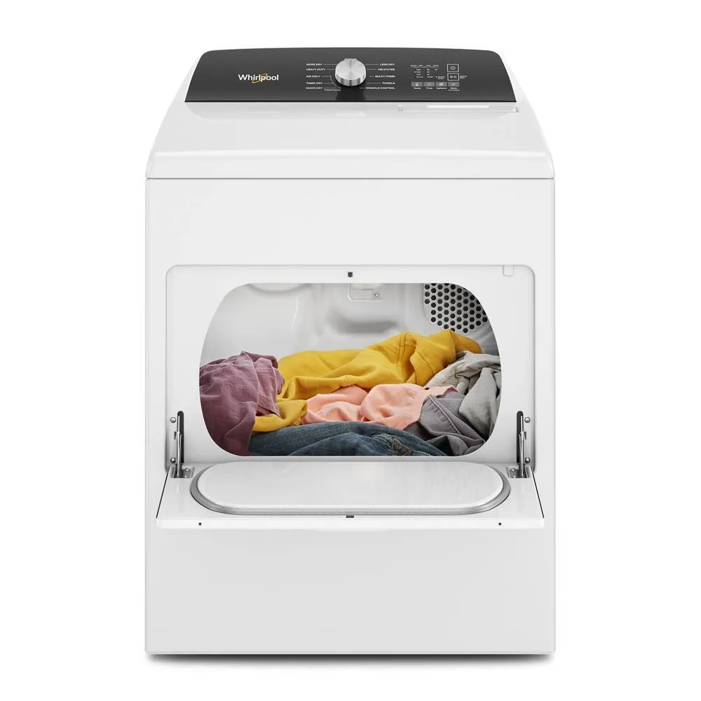 Whirlpool WED500RLW 7.0 Cu. Ft. Long Vent Electric Moisture Sensing Dryer