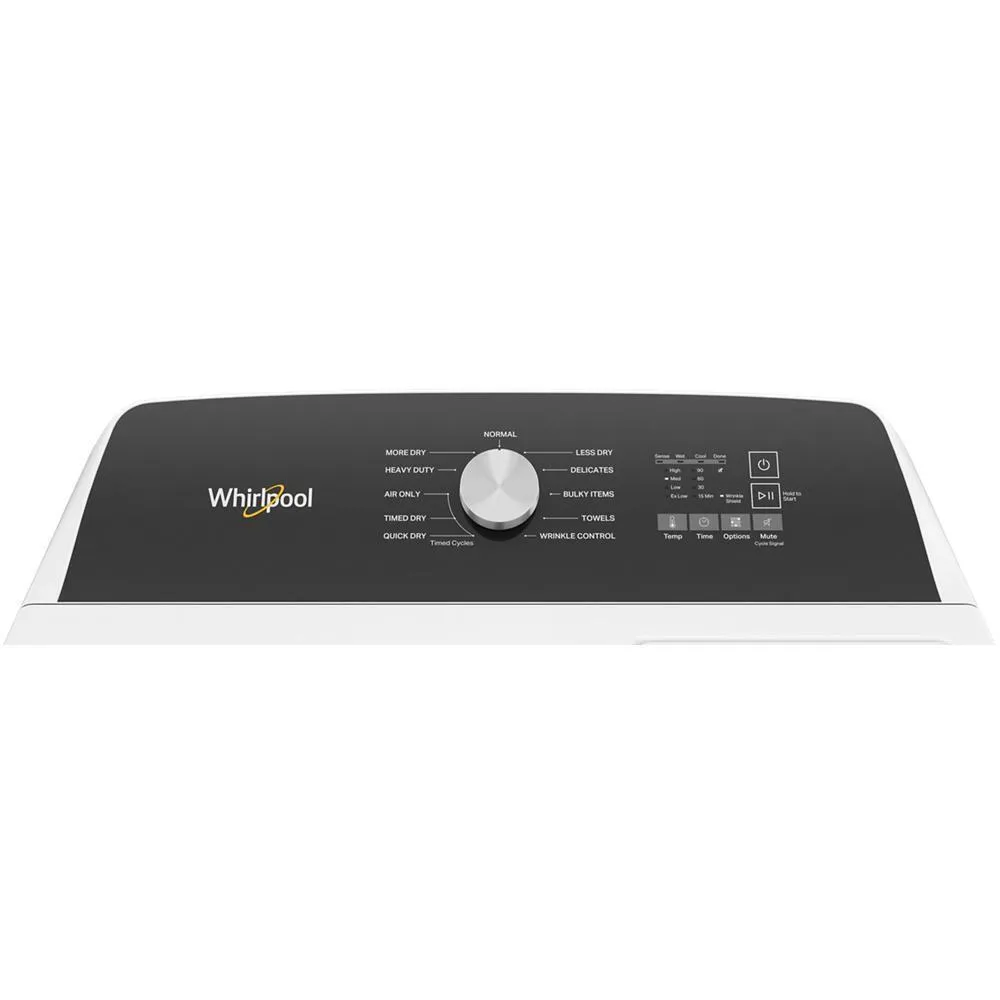 Whirlpool WED500RLW 7.0 Cu. Ft. Long Vent Electric Moisture Sensing Dryer