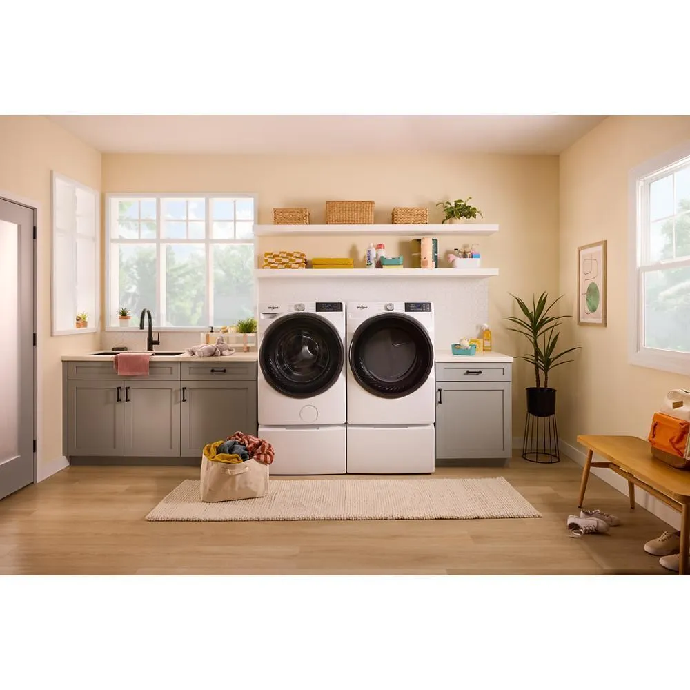Whirlpool WED5720RW 7.4 Cu. Ft. Smart Front Load Energy Star Electric Dryer With Wrinkle Shield&#8482; Option