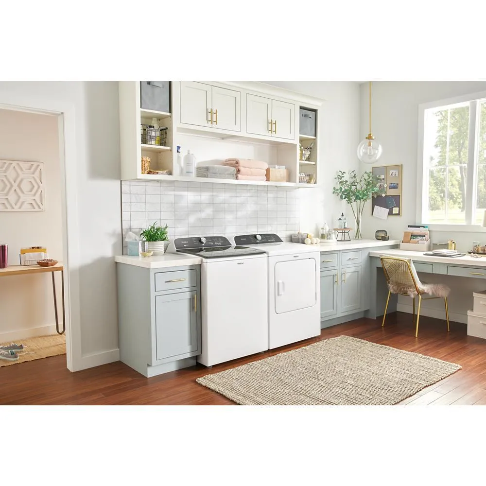 Whirlpool WED6150PW 7.0 Cu. Ft. Whirlpool Top Load Electric Dryer With Moisture Sensor