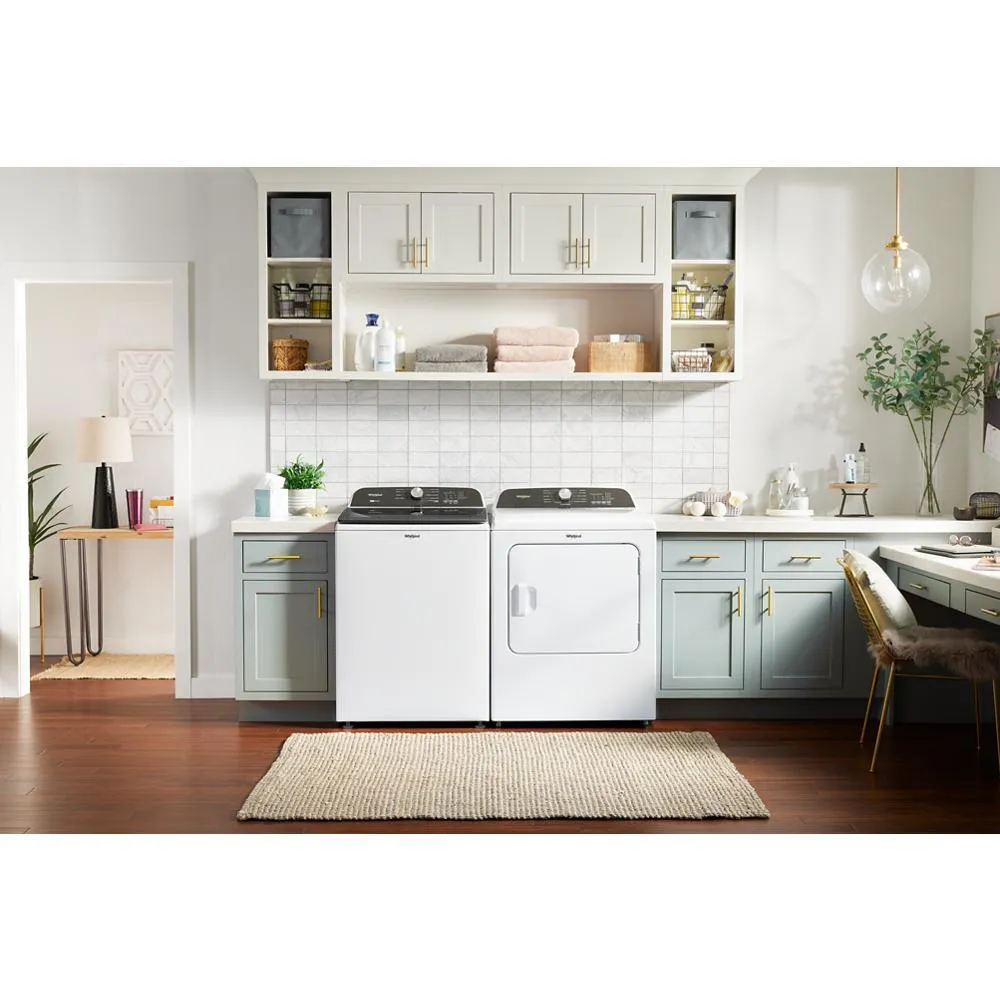 Whirlpool WED6150PW 7.0 Cu. Ft. Whirlpool Top Load Electric Dryer With Moisture Sensor