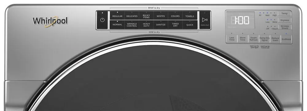 Whirlpool WED8620HC 7.4 Cu. Ft. Front Load Electric Dryer With Steam Cycles