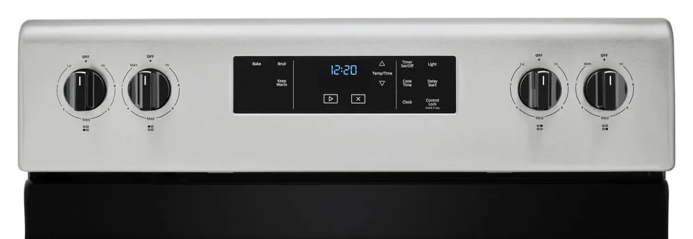 Whirlpool WFC150M0JS 4.8 Cu. Ft. Whirlpool Electric Range With Keep Warm Setting