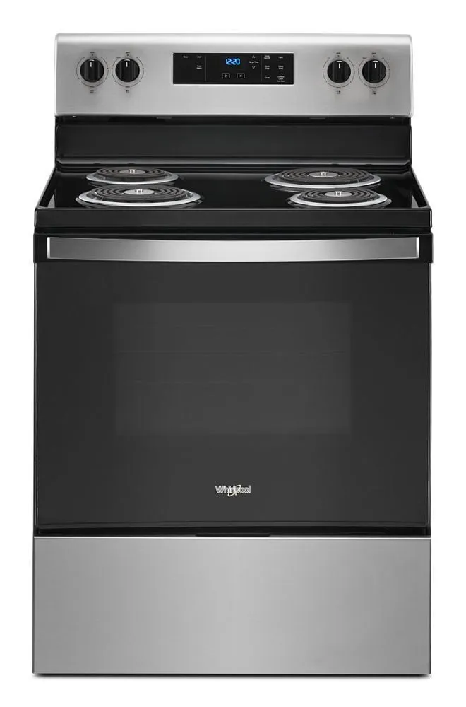 Whirlpool WFC150M0JS 4.8 Cu. Ft. Whirlpool Electric Range With Keep Warm Setting