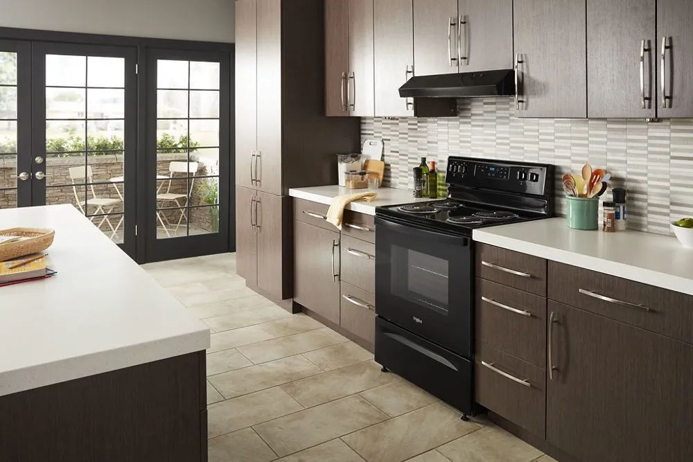 Whirlpool WFC315S0JB 4.8 Cu. Ft. Whirlpool Electric Range With Keep Warm Setting