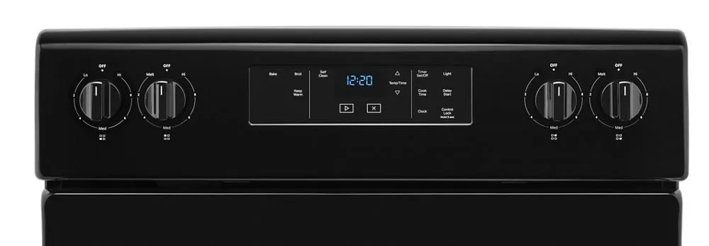 Whirlpool WFC315S0JB 4.8 Cu. Ft. Whirlpool Electric Range With Keep Warm Setting