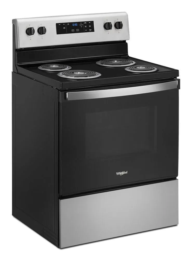 Whirlpool WFC315S0JS 4.8 Cu. Ft. Whirlpool Electric Range With Keep Warm Setting