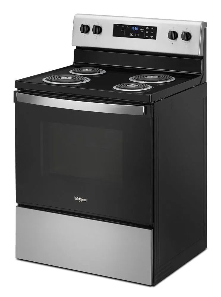 Whirlpool WFC315S0JS 4.8 Cu. Ft. Whirlpool Electric Range With Keep Warm Setting