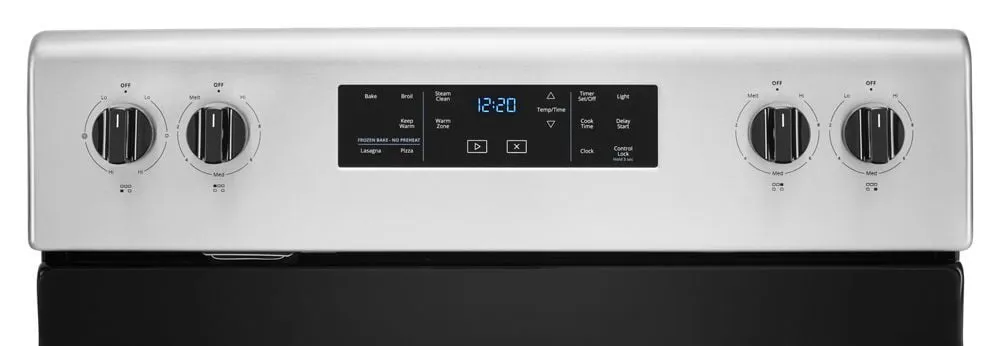 Whirlpool WFE505W0JZ 5.3 Cu. Ft. Whirlpool Electric Range With Frozen Bake Technology.