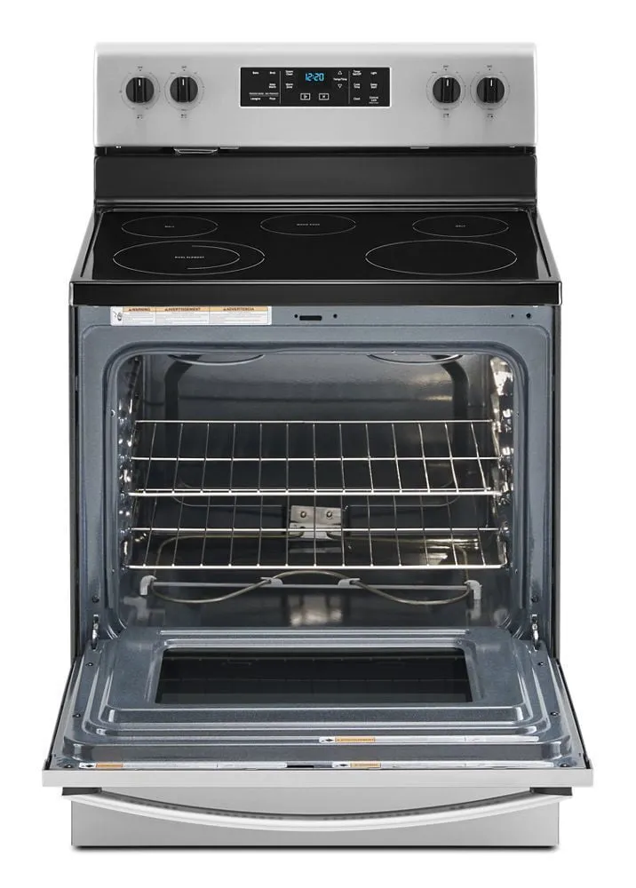 Whirlpool WFE505W0JZ 5.3 Cu. Ft. Whirlpool Electric Range With Frozen Bake Technology.