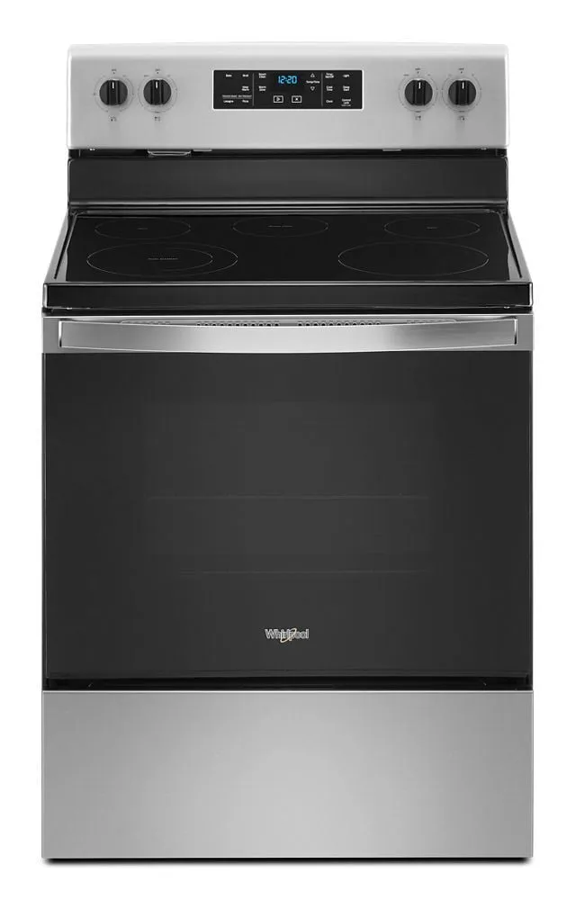 Whirlpool WFE505W0JZ 5.3 Cu. Ft. Whirlpool Electric Range With Frozen Bake Technology.