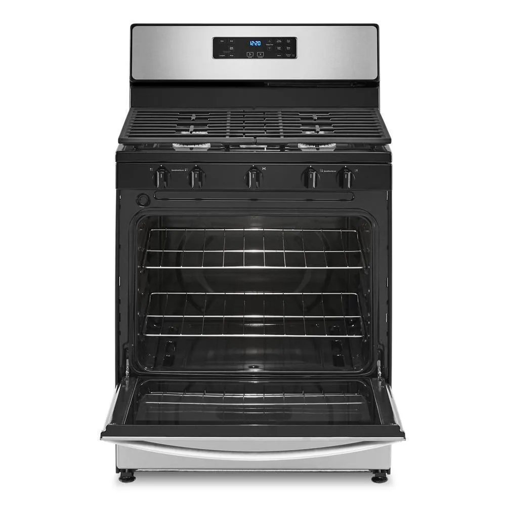 Whirlpool WFG505M0MS 5.1 Cu. Ft. Freestanding Gas Range With Edge To Edge Cooktop